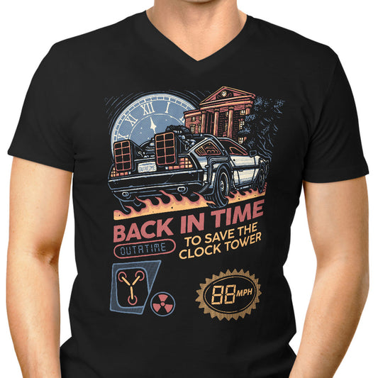 Back in Time Cartridge - Men's V-Neck