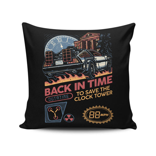 Back in Time Cartridge - Throw Pillow