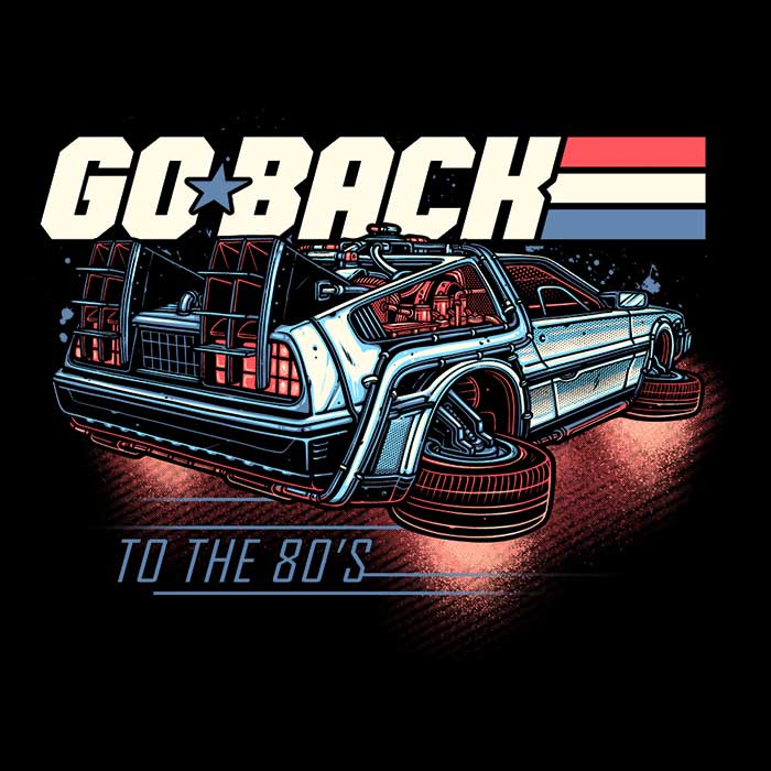 Back to the 80's - Canvas Print