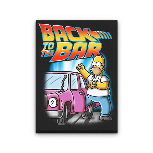 Back to the Bar - Canvas Print