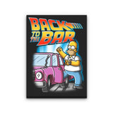 Back to the Bar - Canvas Print