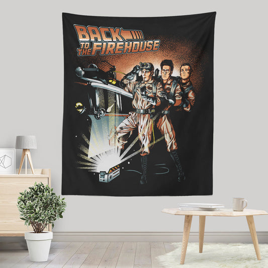 Back to the Firehouse - Wall Tapestry