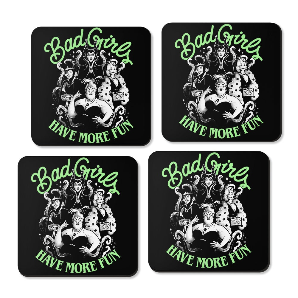 Bad Girls Have More Fun - Coasters
