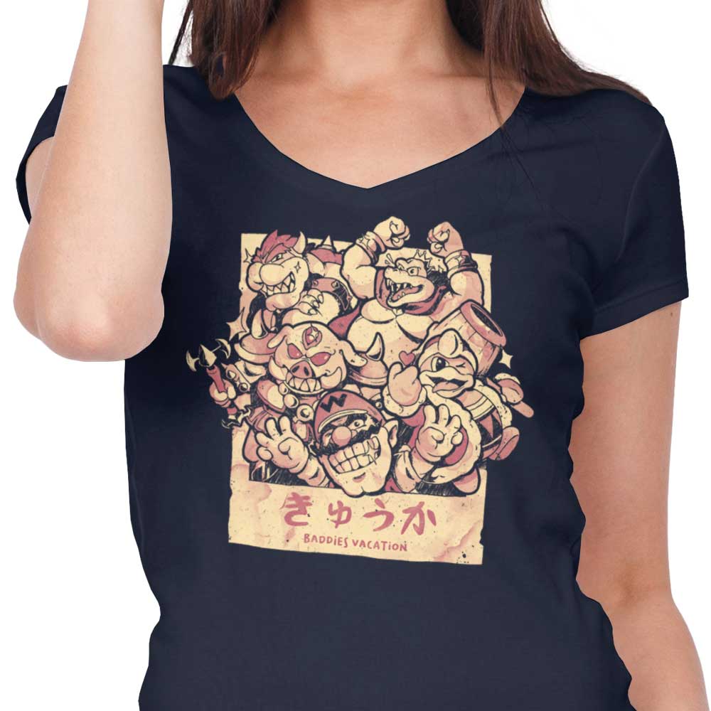 Baddies Vacation - Women's V-Neck