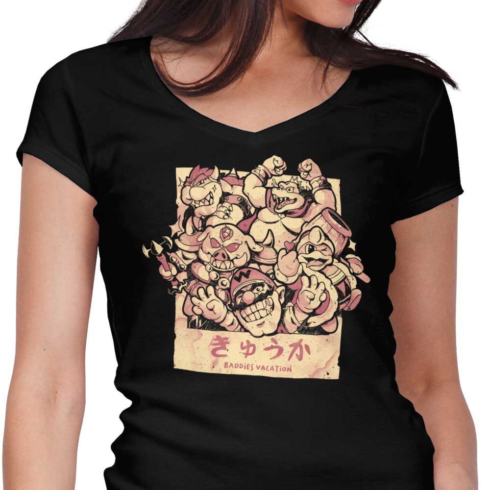 Baddies Vacation - Women's V-Neck