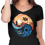 Balancing the Sea and Sky - Women's V-Neck