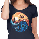 Balancing the Sea and Sky - Women's V-Neck