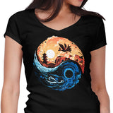 Balancing the Sea and Sky - Women's V-Neck