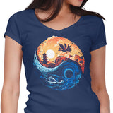 Balancing the Sea and Sky - Women's V-Neck