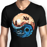Balancing the Sea and Sky - Men's V-Neck