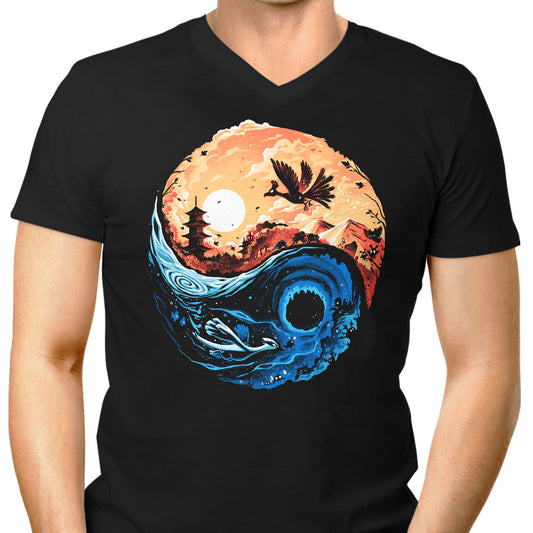 Balancing the Sea and Sky - Men's V-Neck