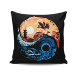 Balancing the Sea and Sky - Throw Pillow