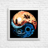 Balancing the Sea and Sky - Posters & Prints