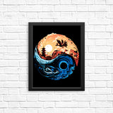 Balancing the Sea and Sky - Posters & Prints