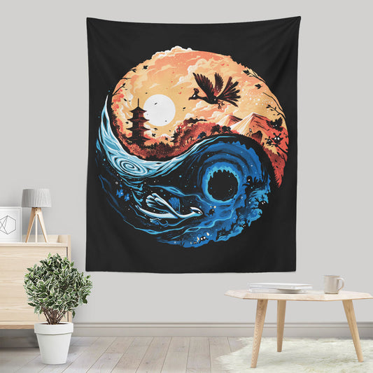 Balancing the Sea and Sky - Wall Tapestry