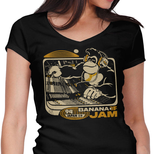 Banana Jam - Women's V-Neck