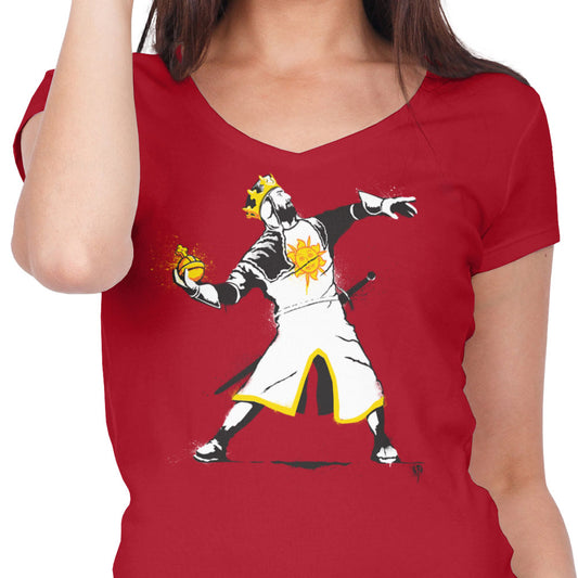 Banksy Python 1-2-5 - Women's V-Neck