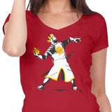 Banksy Python 1-2-5 - Women's V-Neck