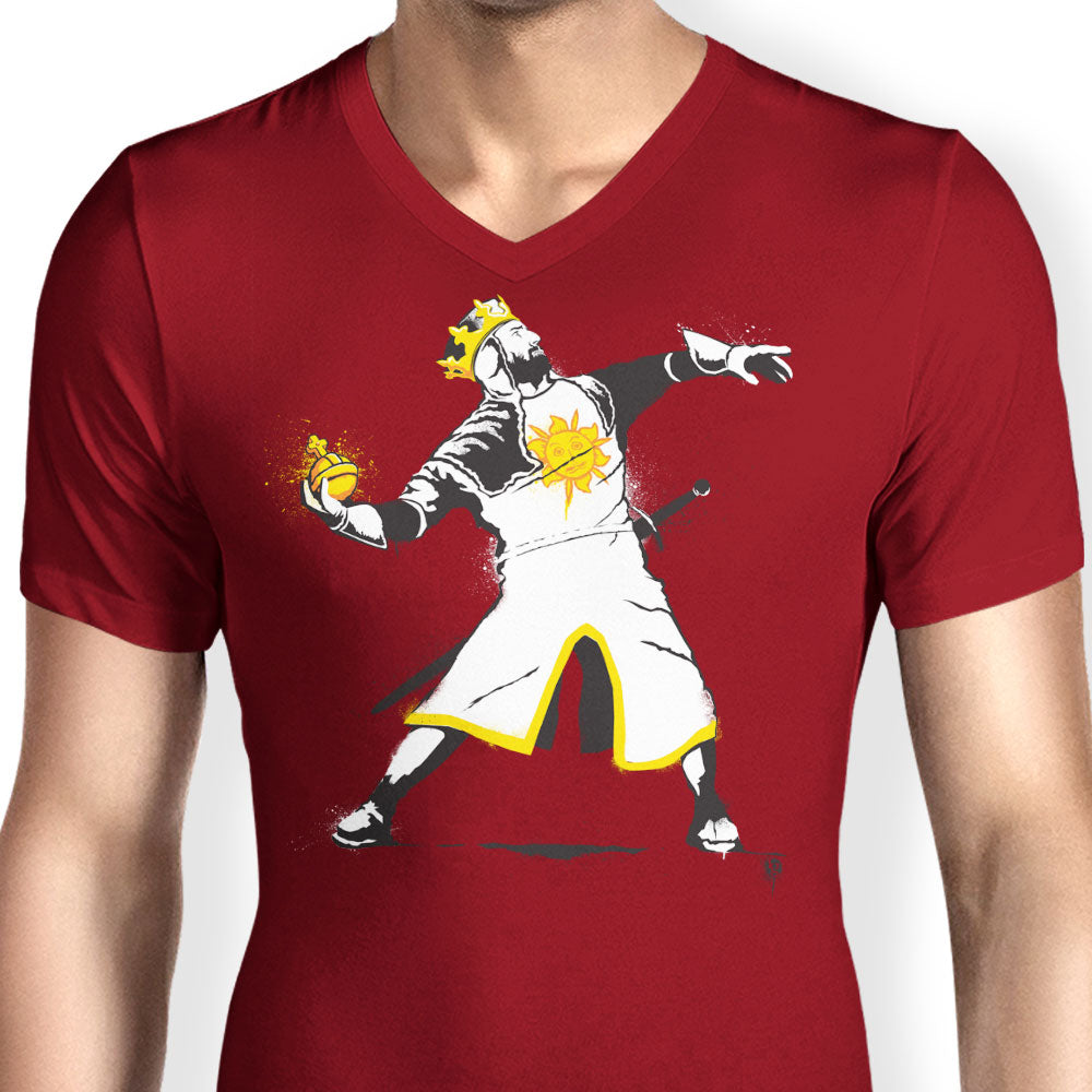 Banksy Python 1-2-5 - Men's V-Neck