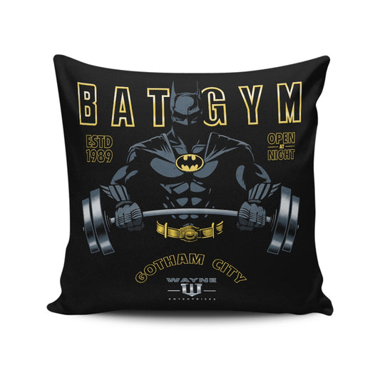 Bat Gym 89 - Throw Pillow