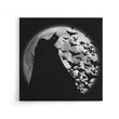Bats Under the Moon - Canvas Print