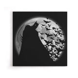 Bats Under the Moon - Canvas Print