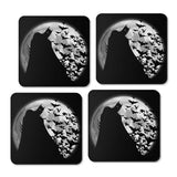 Bats Under the Moon - Coasters