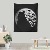 Bats Under the Moon - Wall Tapestry