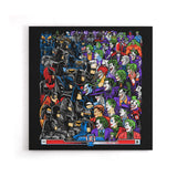 Bats vs. Clowns - Canvas Print