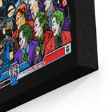 Bats vs. Clowns - Canvas Print