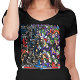 Bats vs. Clowns - Women's V-Neck