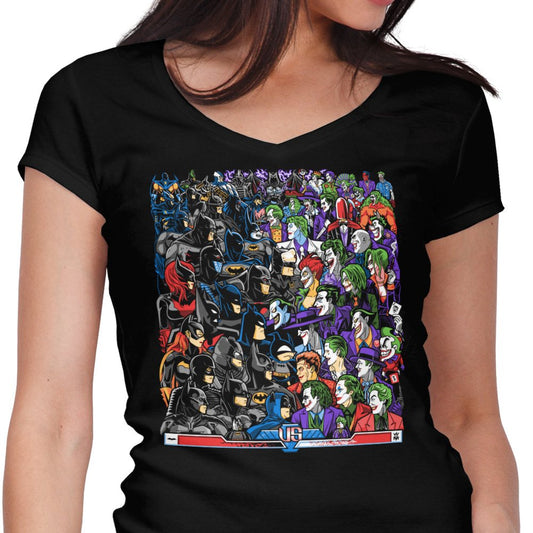 Bats vs. Clowns - Women's V-Neck