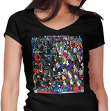 Bats vs. Clowns - Women's V-Neck