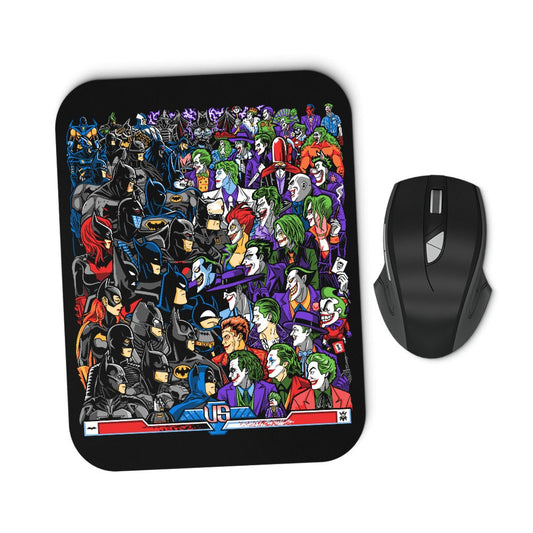 Bats vs. Clowns - Mousepad