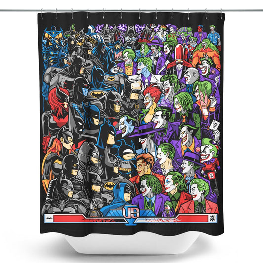 Bats vs. Clowns - Shower Curtain