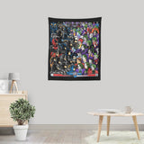 Bats vs. Clowns - Wall Tapestry