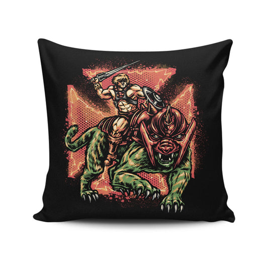 Battle Companion - Throw Pillow