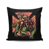Battle Companion - Throw Pillow