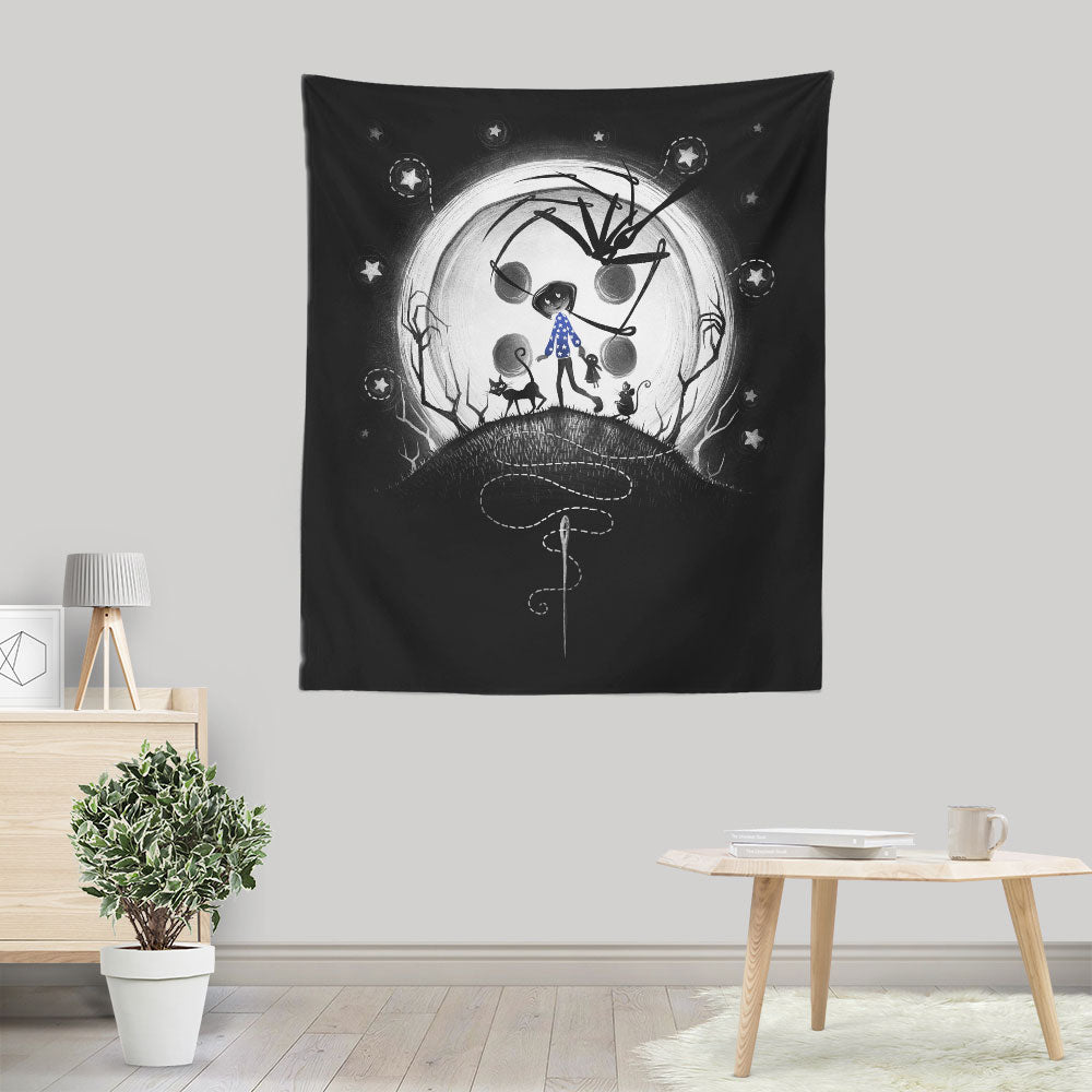 Behind the Door - Wall Tapestry