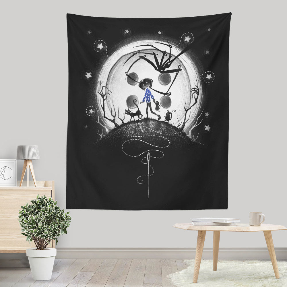 Behind the Door - Wall Tapestry
