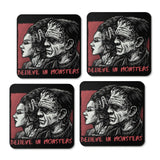 Believe in Monsters - Coasters
