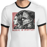 Believe in Monsters - Ringer T-Shirt