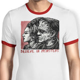 Believe in Monsters - Ringer T-Shirt
