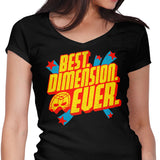 Best Dimension Ever - Women's V-Neck