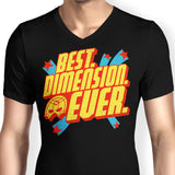 Best Dimension Ever - Men's V-Neck