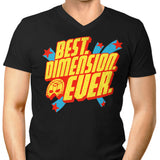 Best Dimension Ever - Men's V-Neck