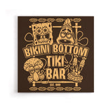 Bikini Bottom Tiki Bar - Canvas Print