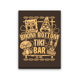 Bikini Bottom Tiki Bar - Canvas Print