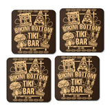 Bikini Bottom Tiki Bar - Coasters