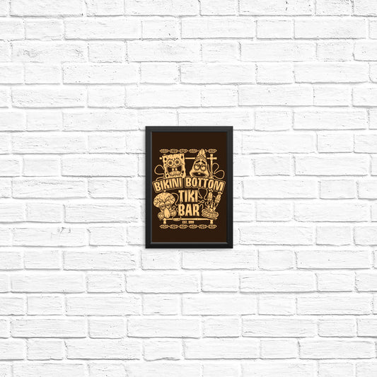 Bikini Bottom Tiki Bar - Posters & Prints